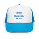 blue sucio foam hat
